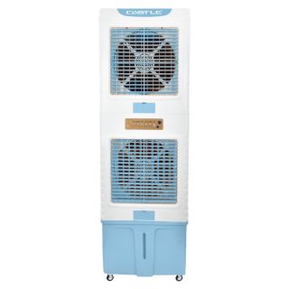 مبرد هواء، 3 سرعات، مروحتين، ريموت كنترول، شاشة تعمل باللمس، AC10170TR- ابيض ازرق