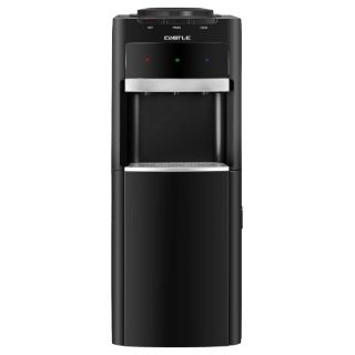 مبرد مياه، 3 حنفية، مزود بثلاجة، WD3055R - اسود