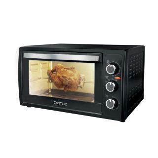 فرن كهربائي، 2400 وات، 55 لتر، شواية، لمبة، زجاج مزدوج، Eo 4055 R - اسود