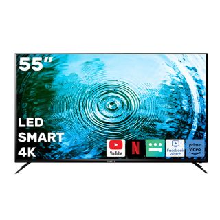 شاشة سمارت 55 بوصة، دقة LED CT 2755SU ،LED ،4K - اسود
