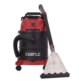 مكنسة برميلية، 20 لتر، 2600 وات، تنظيف جاف / مياه، DVC2620 - احمر اسود