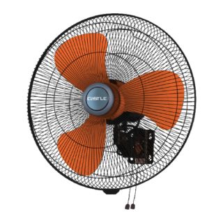مروحة حائط، 20 بوصة، معدن، 3 ريشة، 3 سرعات، FAW 1020 - برتقالي