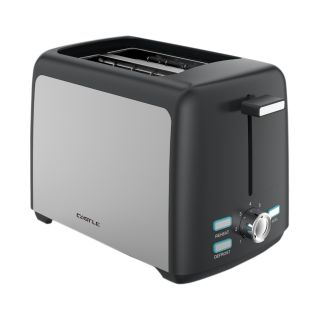 توستر، 900 وات، 2 شريحة، TS1090 - اسود فضي