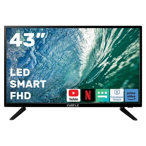 شاشة سمارت، 43 بوصة، مزودة برسيفر داخلي، LEDCD5543S ،LED ،FHD - اسود