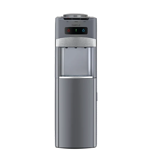 مبرد مياه، 3 حنفية، 500 وات، مزود بحافظة، WD3050S - رمادي فضي