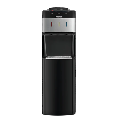 مبرد مياه، 3 حنفية، 500 وات، مزود بحافظة، WD3040B - اسود فضي